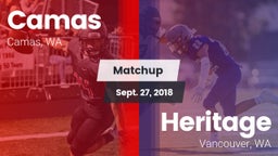 Matchup: Camas vs. Heritage  2018