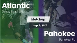 Matchup: Atlantic vs. Pahokee  2017
