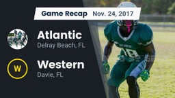 Recap: Atlantic  vs. Western  2017
