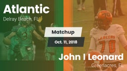 Matchup: Atlantic vs. John I Leonard  2018