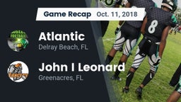 Recap: Atlantic  vs. John I Leonard  2018
