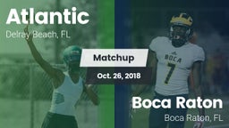 Matchup: Atlantic vs. Boca Raton  2018