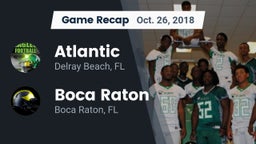 Recap: Atlantic  vs. Boca Raton  2018