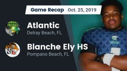 Recap: Atlantic  vs. Blanche Ely HS 2019