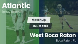 Matchup: Atlantic vs. West Boca Raton  2020