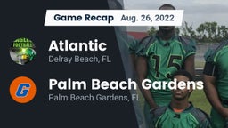 Recap: Atlantic  vs. Palm Beach Gardens  2022