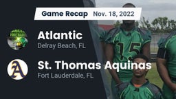 Recap: Atlantic  vs. St. Thomas Aquinas  2022