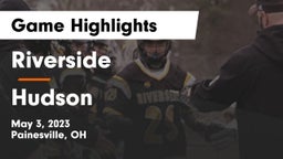 Riverside  vs Hudson  Game Highlights - May 3, 2023