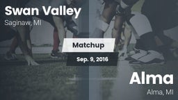 Matchup: Swan Valley vs. Alma  2016