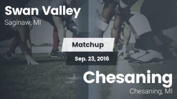 Matchup: Swan Valley vs. Chesaning  2016