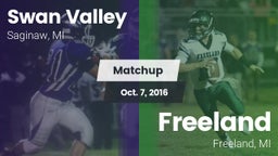 Matchup: Swan Valley vs. Freeland  2016