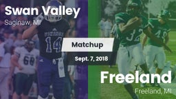 Matchup: Swan Valley vs. Freeland  2018