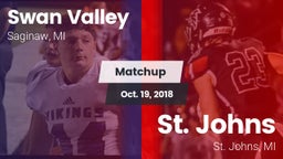 Matchup: Swan Valley vs. St. Johns  2018