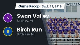 Recap: Swan Valley  vs. Birch Run  2019