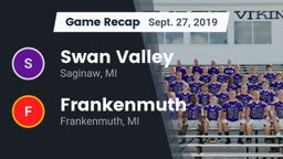 Recap: Swan Valley  vs. Frankenmuth  2019