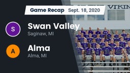 Recap: Swan Valley  vs. Alma  2020