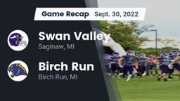 Recap: Swan Valley  vs. Birch Run  2022
