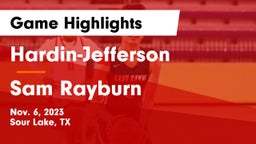 Hardin-Jefferson  vs Sam Rayburn  Game Highlights - Nov. 6, 2023
