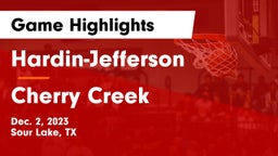 Hardin-Jefferson  vs Cherry Creek  Game Highlights - Dec. 2, 2023