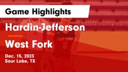 Hardin-Jefferson  vs West Fork  Game Highlights - Dec. 15, 2023