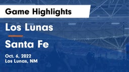 Los Lunas  vs Santa Fe  Game Highlights - Oct. 6, 2022