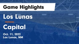 Los Lunas  vs Capital Game Highlights - Oct. 11, 2022