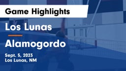 Los Lunas  vs Alamogordo  Game Highlights - Sept. 5, 2023