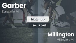 Matchup: Garber vs. Millington  2016