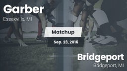Matchup: Garber vs. Bridgeport  2016