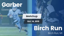 Matchup: Garber vs. Birch Run  2016