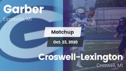 Matchup: Garber vs. Croswell-Lexington  2020