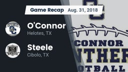 Recap: O'Connor  vs. Steele  2018