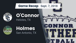 Recap: O'Connor  vs. Holmes  2018