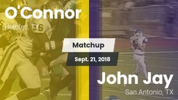Matchup: O'Connor  vs. John Jay  2018