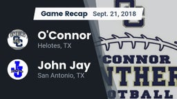 Recap: O'Connor  vs. John Jay  2018