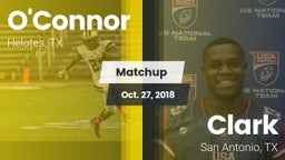 Matchup: O'Connor  vs. Clark  2018