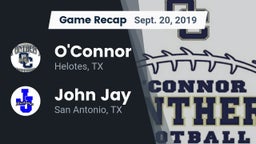 Recap: O'Connor  vs. John Jay  2019