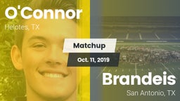 Matchup: O'Connor  vs. Brandeis  2019