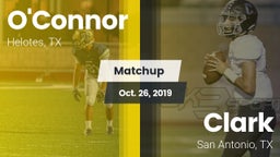 Matchup: O'Connor  vs. Clark  2019