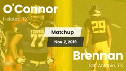 Matchup: O'Connor  vs. Brennan  2019
