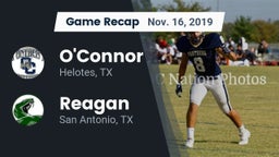 Recap: O'Connor  vs. Reagan  2019