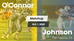 Matchup: O'Connor  vs. Johnson  2020