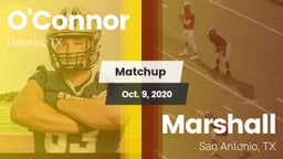 Matchup: O'Connor  vs. Marshall  2020