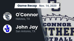 Recap: O'Connor  vs. John Jay  2020