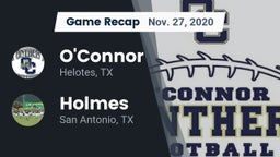Recap: O'Connor  vs. Holmes  2020