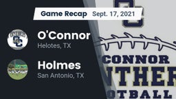 Recap: O'Connor  vs. Holmes  2021