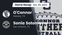 Recap: O'Connor  vs. Sonia Sotomayor  2022