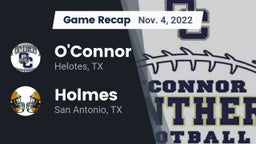 Recap: O'Connor  vs. Holmes  2022