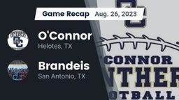 Recap: O'Connor  vs. Brandeis  2023