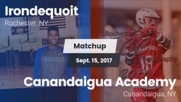 Matchup: Irondequoit vs. Canandaigua Academy  2017